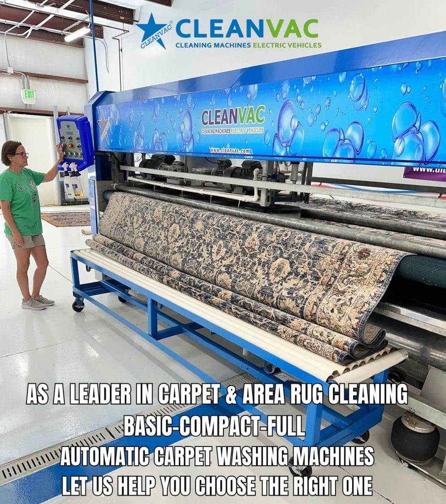 automatic carpet washing machines by cleanvac